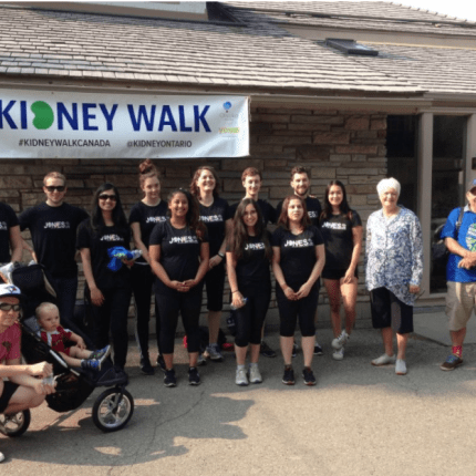 Sept 16, 2017 — Jones Lab at the Annual Kidney Walk
