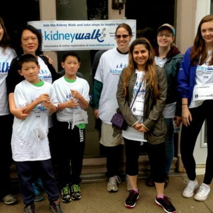 Sept 19, 2015 — Jones Lab Kidney Walk Team Raises $750