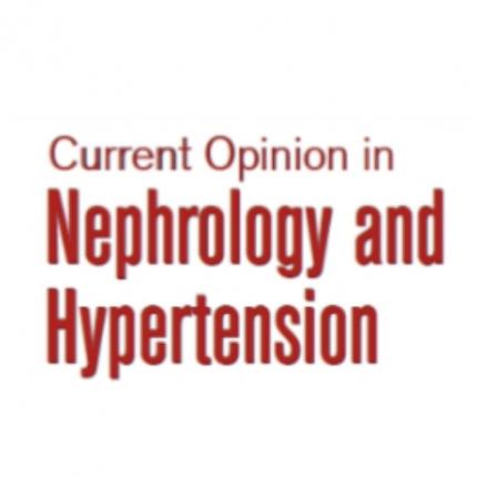 July 23, 2014 — Review Article Published in Current Opinion in Nephrology and Hypertension